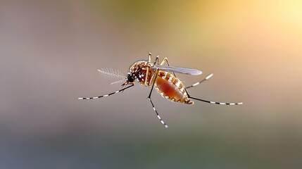 Closeup Photo Of A Mosquito
