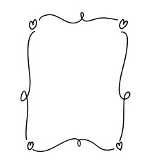 whimsical hand-drawn frames