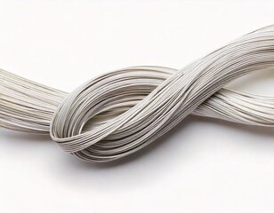 Wire at white background