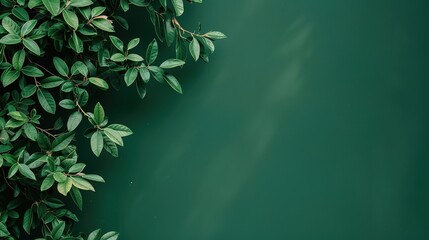 Simple and warm green background