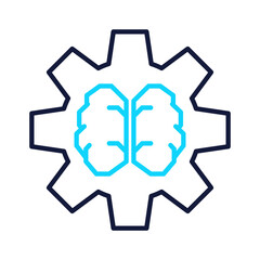 Artificial Intelligence Flat Icon