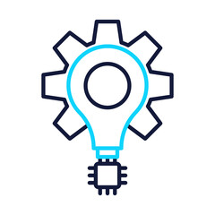 Artificial Intelligence Flat Icon