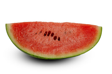 Watermelon Slice Isolated on White Background