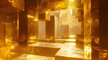Golden, Cubic Labyrinth