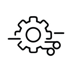 gear icon vector illustration