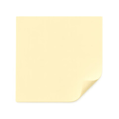 Fototapeta premium Buttercream Sticky Note