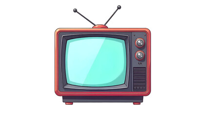 TV or television with transparent background.