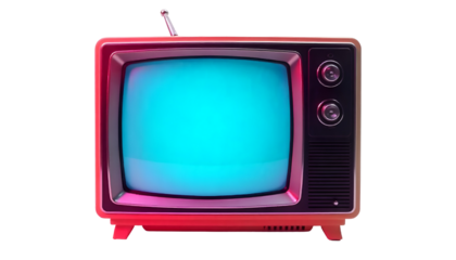 TV or television with transparent background.
