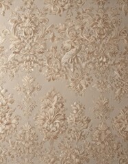 Elegant damask floral pattern, neutral background, damask, classic pattern, graphics