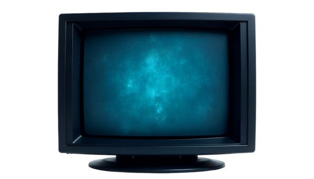 TV or television with transparent background.