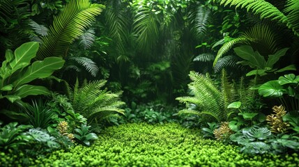 Lush Tropical Rainforest: A Verdant Paradise