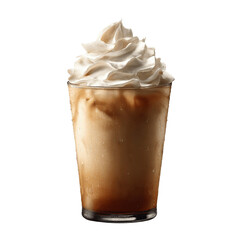 Iced Coffee with Whipped Cream - Refreshing Summer Beverage