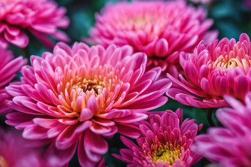 Pink chrysanthemum flower