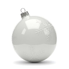 Obraz premium 3D Christmas Ball Ornament Snow Design