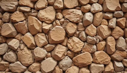 Warm beige rock wall, abstract texture  Natural earthy tones , background, design