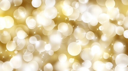 Golden Bokeh Background