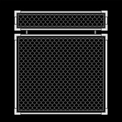 Illustration vector grapich of fence perfect for background 