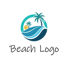 Obraz premium Beach logo