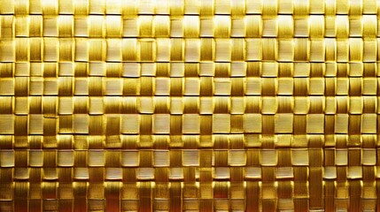 Golden Weave Pattern Background