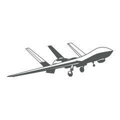 military drone vector illustration 
