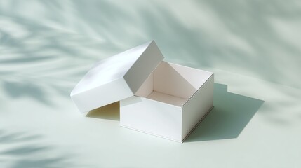 an artistic representation of an origami structure, which appears to be an intricate box like design, captured in a studio setting