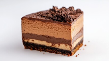Indulge in layers of chocolate bliss, A delectable dessert creation