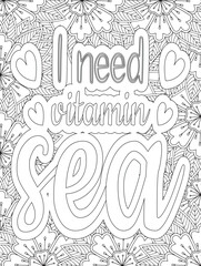 Stress Relief Coloring Pages - Adult. Motivational Swear Words Coloring Pages.

