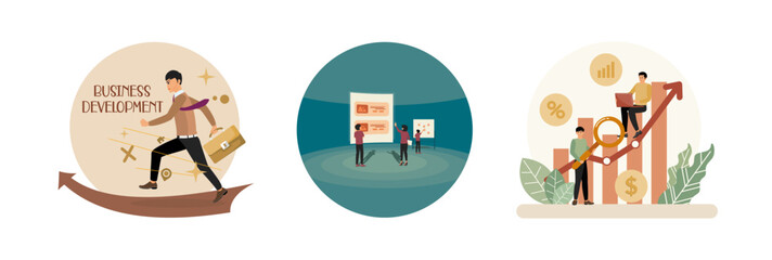 Business Development. Mobile application development and design process. Analyzing Financial Data