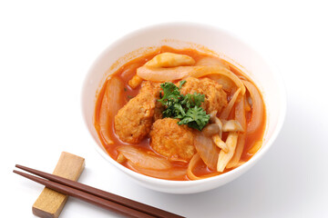 肉団子とトマトの煮物み料理　