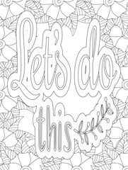 Stress Relief Coloring Pages - Adult. Motivational Swear Words Coloring Pages.

