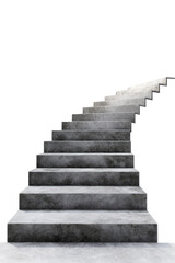 Stairs To Success  isolated on a transparent background