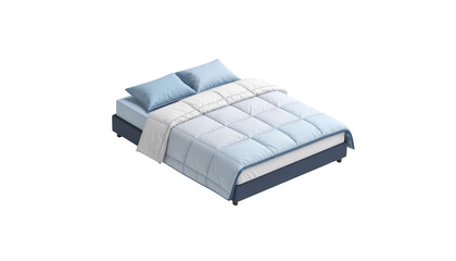 Inviting green and blue plaid bed, a cozy stylish bedroom centerpiece