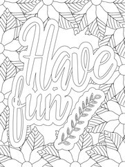 Stress Relief Coloring Pages - Adult. Motivational Swear Words Coloring Pages.
