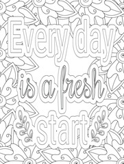 Stress Relief Coloring Pages - Adult. Motivational Swear Words Coloring Pages.
