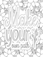 Stress Relief Coloring Pages - Adult. Motivational Swear Words Coloring Pages.
