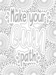 Stress Relief Coloring Pages - Adult. Motivational Swear Words Coloring Pages.
