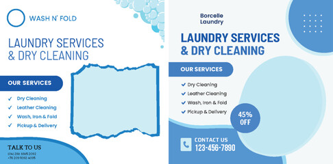 Obraz premium Laundry Services & Dry Cleaning Convenient & Affordable Solutions