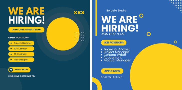 We Are Hiring! Join Our Super Team - Open Positions Available