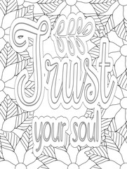 Stress Relief Coloring Pages - Adult. Motivational Swear Words Coloring Pages.
