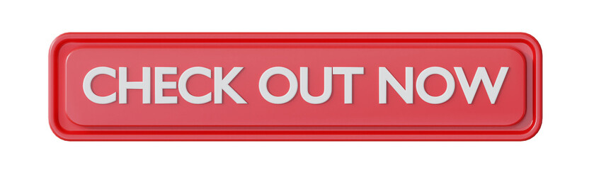 3D Check Out Now Red Button