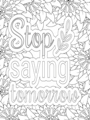 Stress Relief Coloring Pages - Adult. Motivational Swear Words Coloring Pages.
