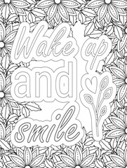 Stress Relief Coloring Pages - Adult. Motivational Swear Words Coloring Pages.