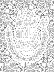 Stress Relief Coloring Pages - Adult. Motivational Swear Words Coloring Pages.