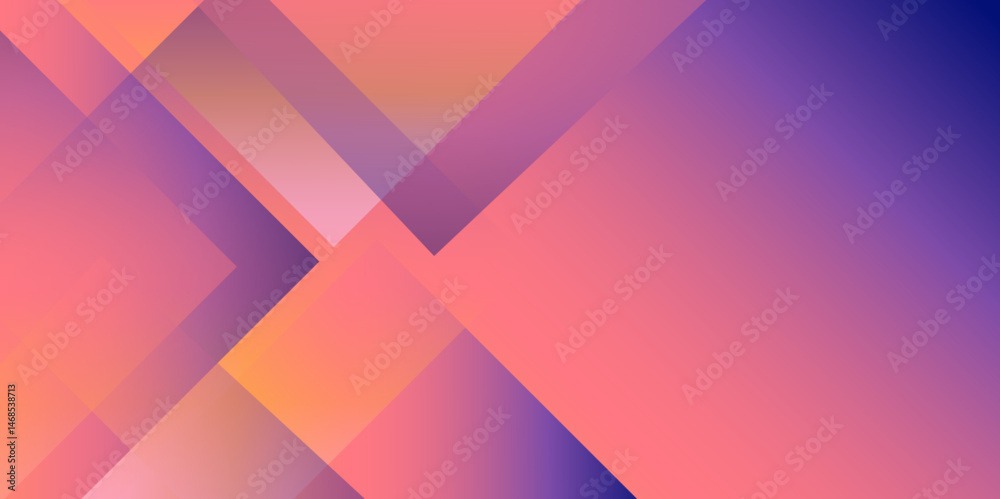 Poster orange and blue gradient background abstract vector. modern orange vector abstract graphic design ba
