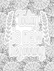 Stress Relief Coloring Pages - Adult. Motivational Swear Words Coloring Pages.