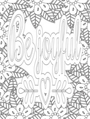 Stress Relief Coloring Pages - Adult. Motivational Swear Words Coloring Pages.