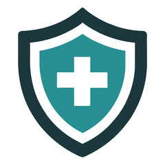Obraz premium Medical Protection Shield Icon (Colored)
