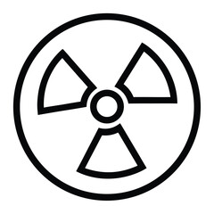 radiation warning sign