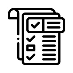 online customer feedback line icon