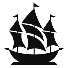  Sailing Ship Icon